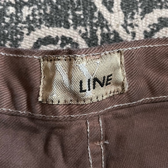 VTG NY Line Brown Stone Dyed 90s Tapered Mom Jeans: Size 30 - Picture 4 of 4